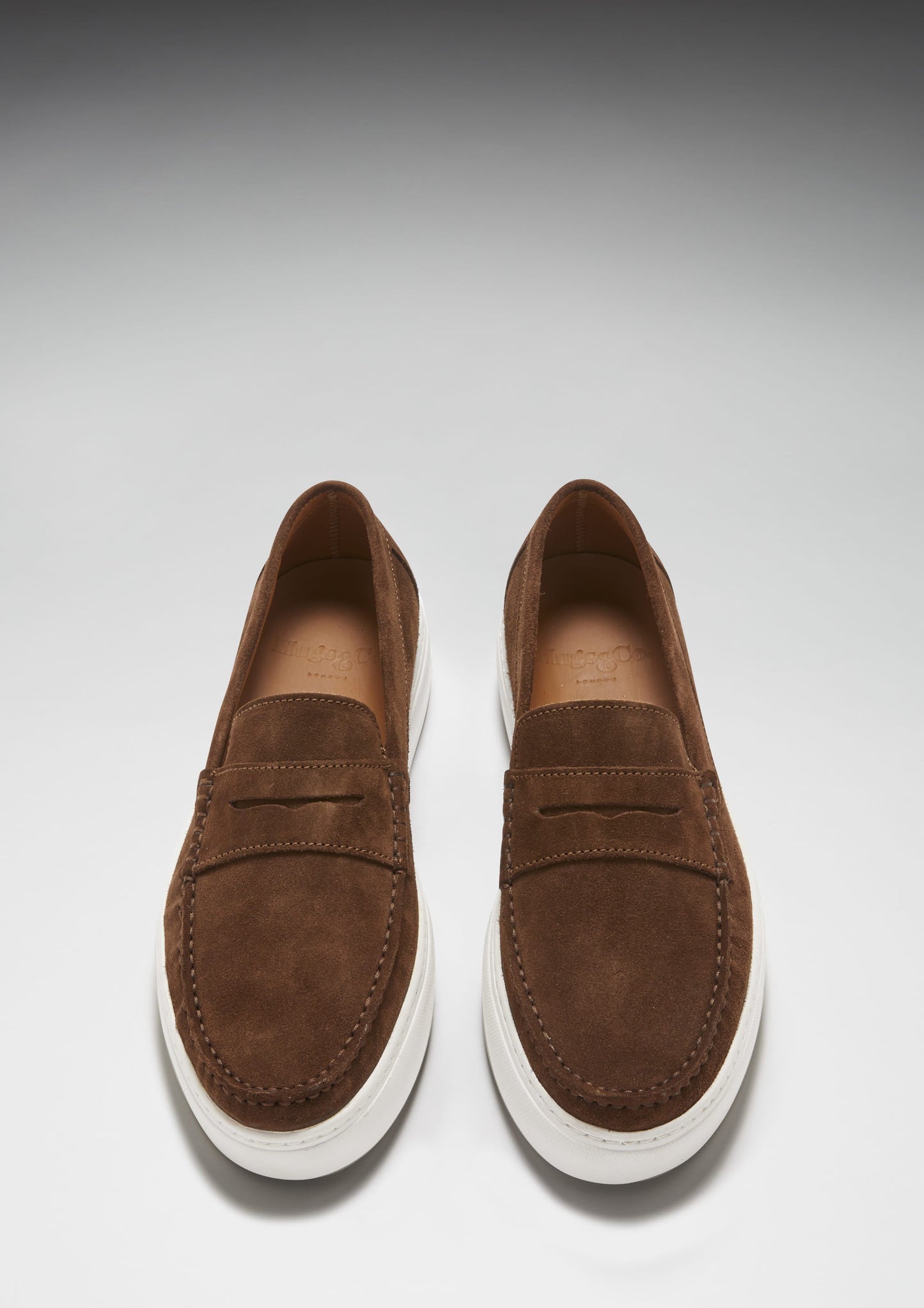 Slip-on Sneaker Loafers, brown suede-2