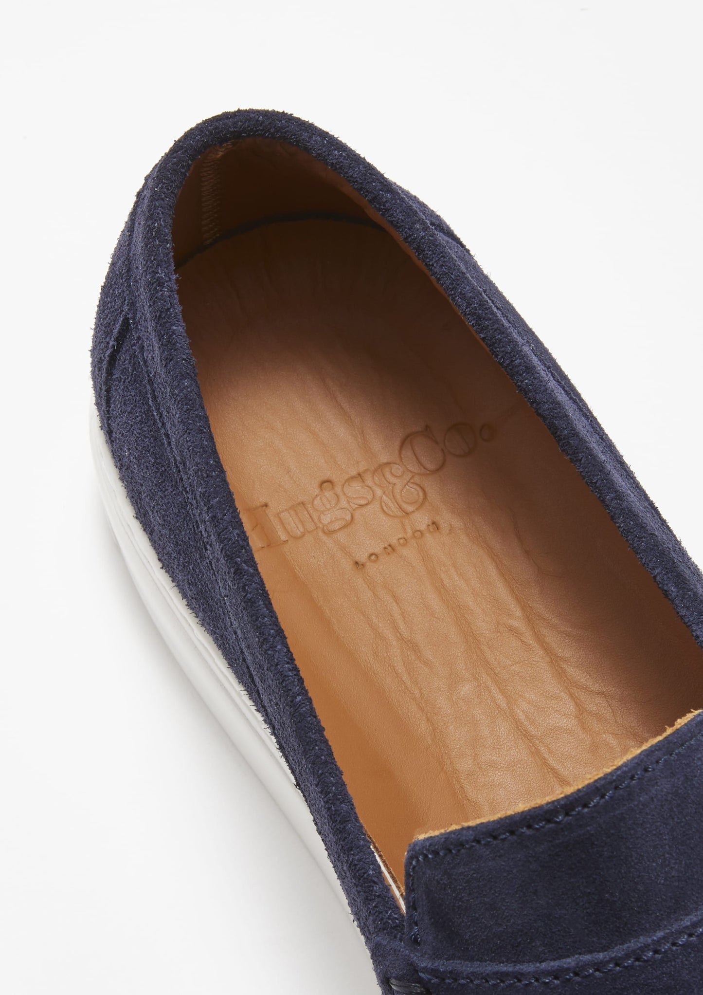 Slip-on Sneaker Loafers, navy blue suede-4