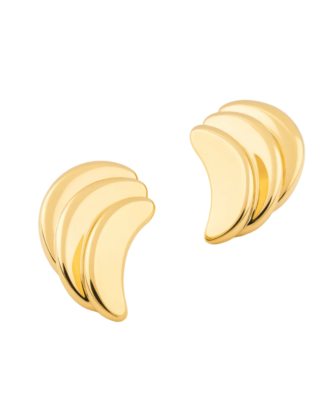 Luna Layered Sculptural Drop Earrings-0