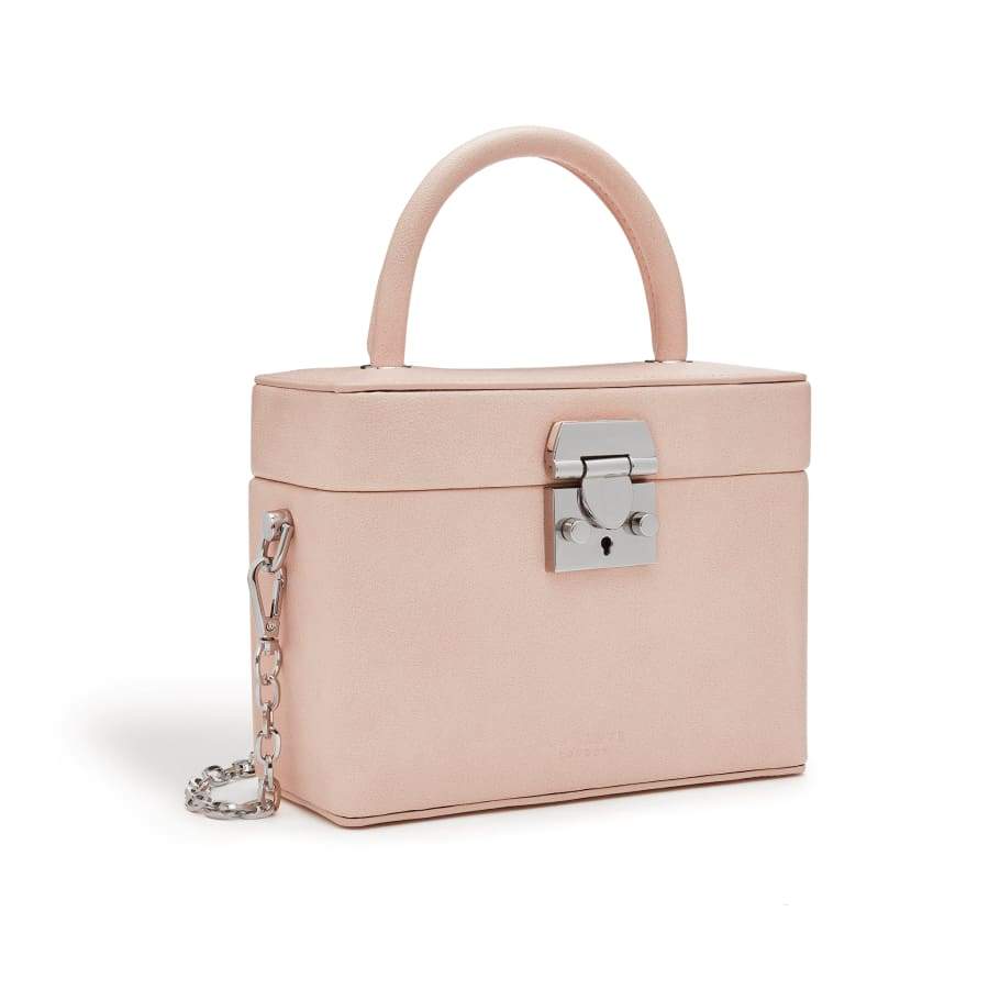 Mae Pink Satchel Vegan Cross Body Bag-1