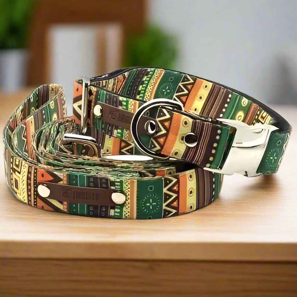 Majestic Cotton Couture Dog Collar for Large Breeds-2