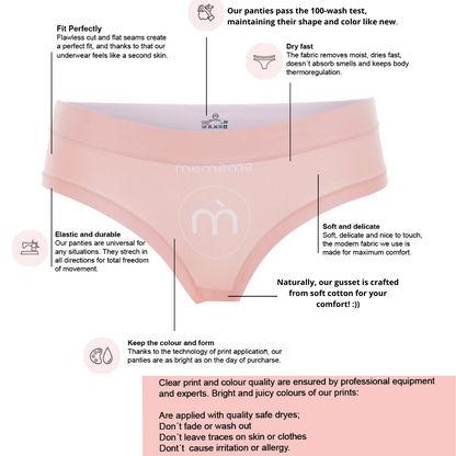 Memème Women’s Ultra-Comfortable BAROQUE - Rome - HIGH WAISTED BRIEF Panties | Breathable Cotton Crotch, Stretchy Fit-4