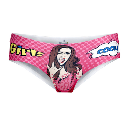 Memème Women’s Ultra-Comfortable COMIC FANS - Pink - Panties | Breathable Cotton Crotch, Stretchy Fit, No Elastic Bands-3