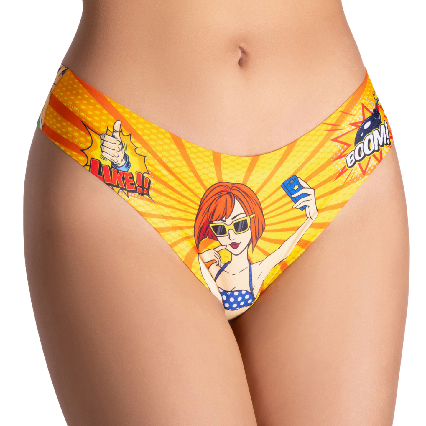 Memème Women’s Ultra-Comfortable COMICS - Insta Girl - Panties | Breathable Cotton Crotch, Stretchy Fit, No Elastic Bands-3