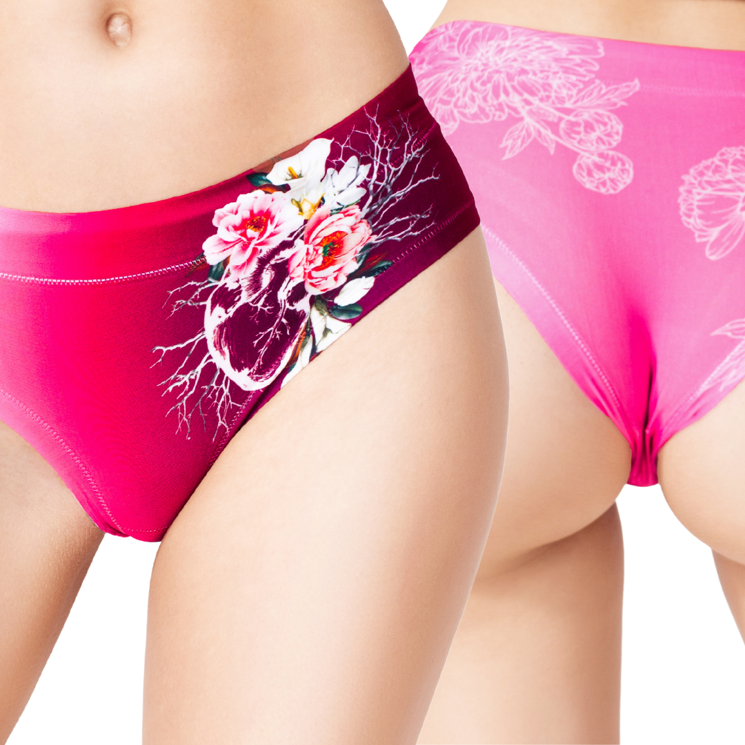 Memème Women’s Ultra-Comfortable EXOTIC BLOOM - Bump - Panties | Breathable Cotton Crotch, Stretchy Fit, No Elastic Bands-2