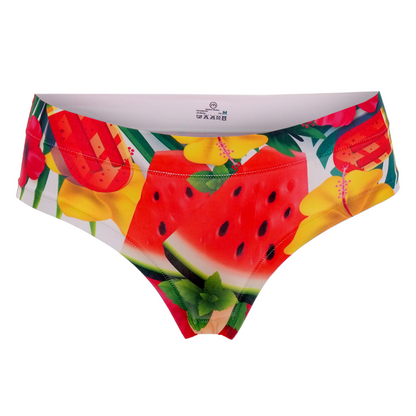 Memème Women’s Ultra-Comfortable SUMMER FRUITS - Watermelon Ice Cream - Panties | Breathable Cotton Crotch, Stretchy Fit-2