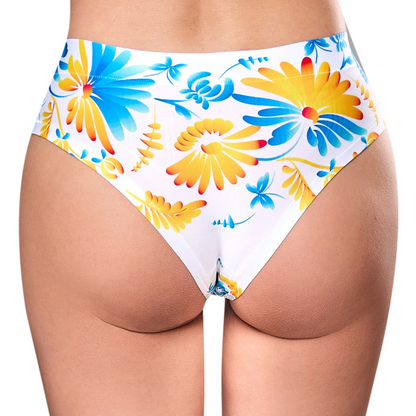 Memème Women’s Ultra-Comfortable UA - Petrykivka - Panties | Breathable Cotton Crotch, Stretchy Fit, No Elastic Bands-1