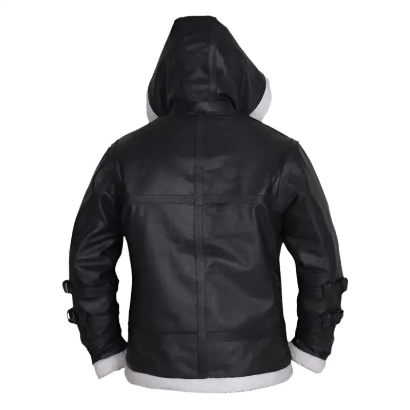 Men's B3 Bomber Shearling Hoodie Jacket-1