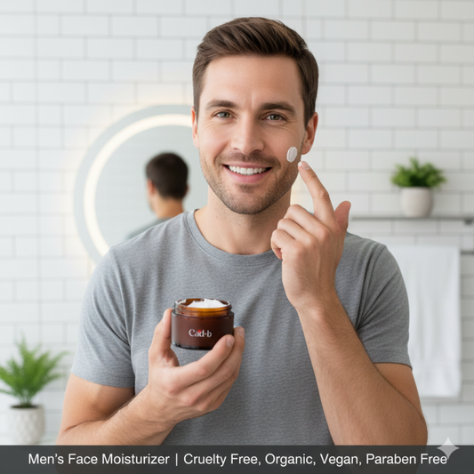 Men's Face Moisturizer | Cruelty Free, Organic, Vegan, Paraben Free | CO Certified Organic