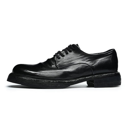 Men’s Heritage Calfskin Lace Up Derby Shoes-0