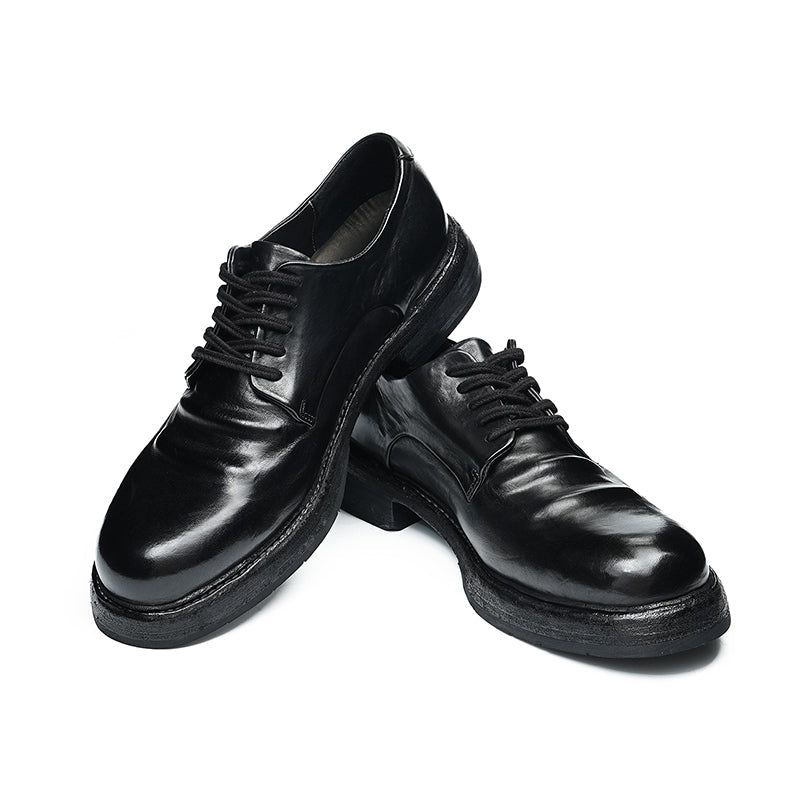 Men’s Heritage Calfskin Lace Up Derby Shoes-1