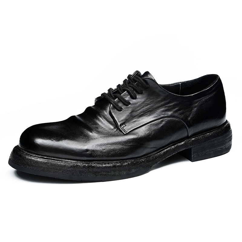 Men’s Heritage Calfskin Lace Up Derby Shoes-3