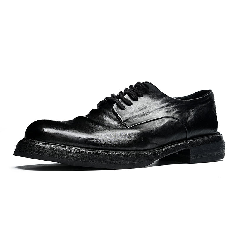 Men’s Heritage Calfskin Lace Up Derby Shoes-2