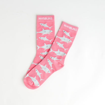 Men's Baby Shark Boxer Brief Underwear with Pouch and Sock Set-3