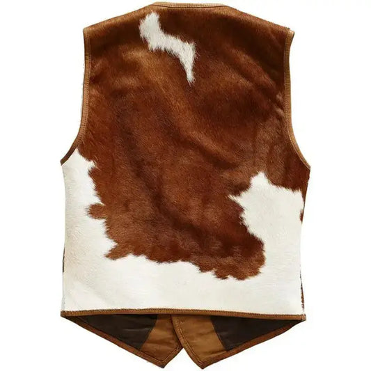 Men’s Cowhide Western Vest-1
