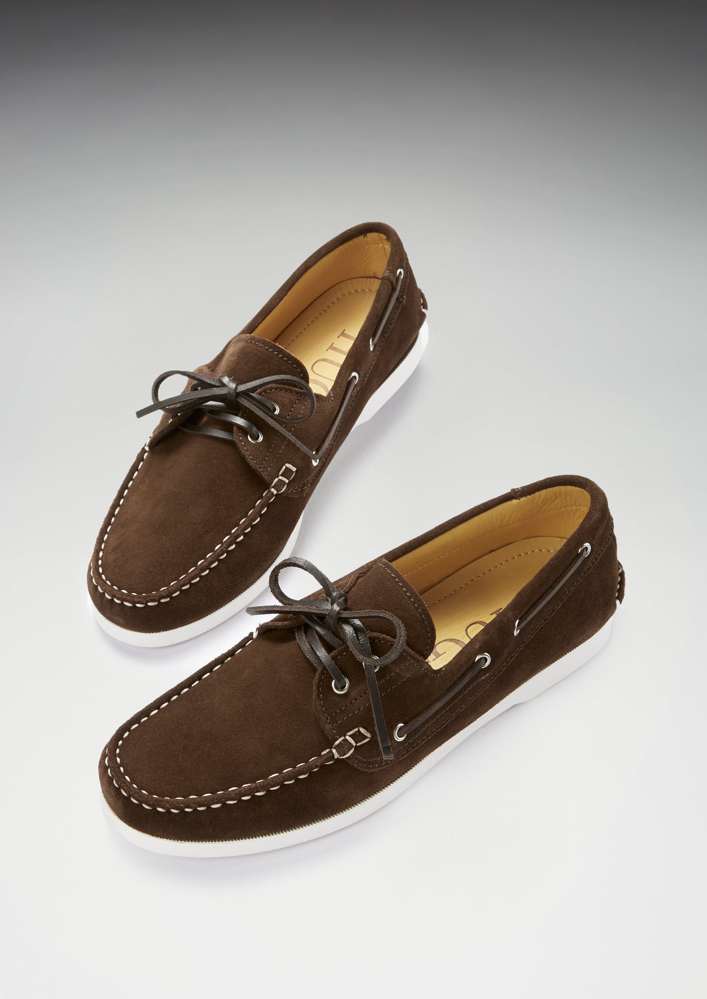 Deck Shoes, brown suede-1
