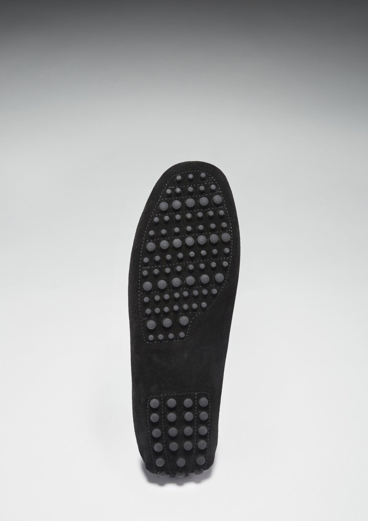 Laced Driving Loafers, black suede-4