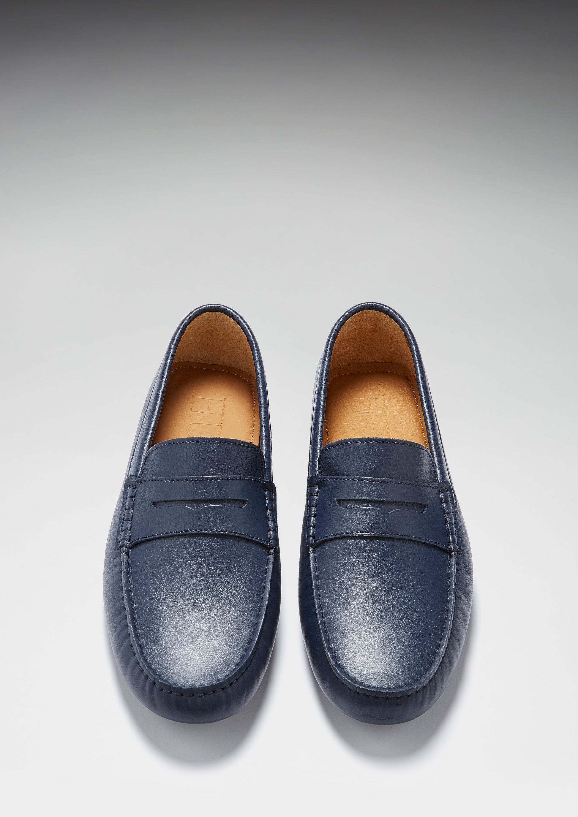 Penny Driving Loafers, french navy leather-1