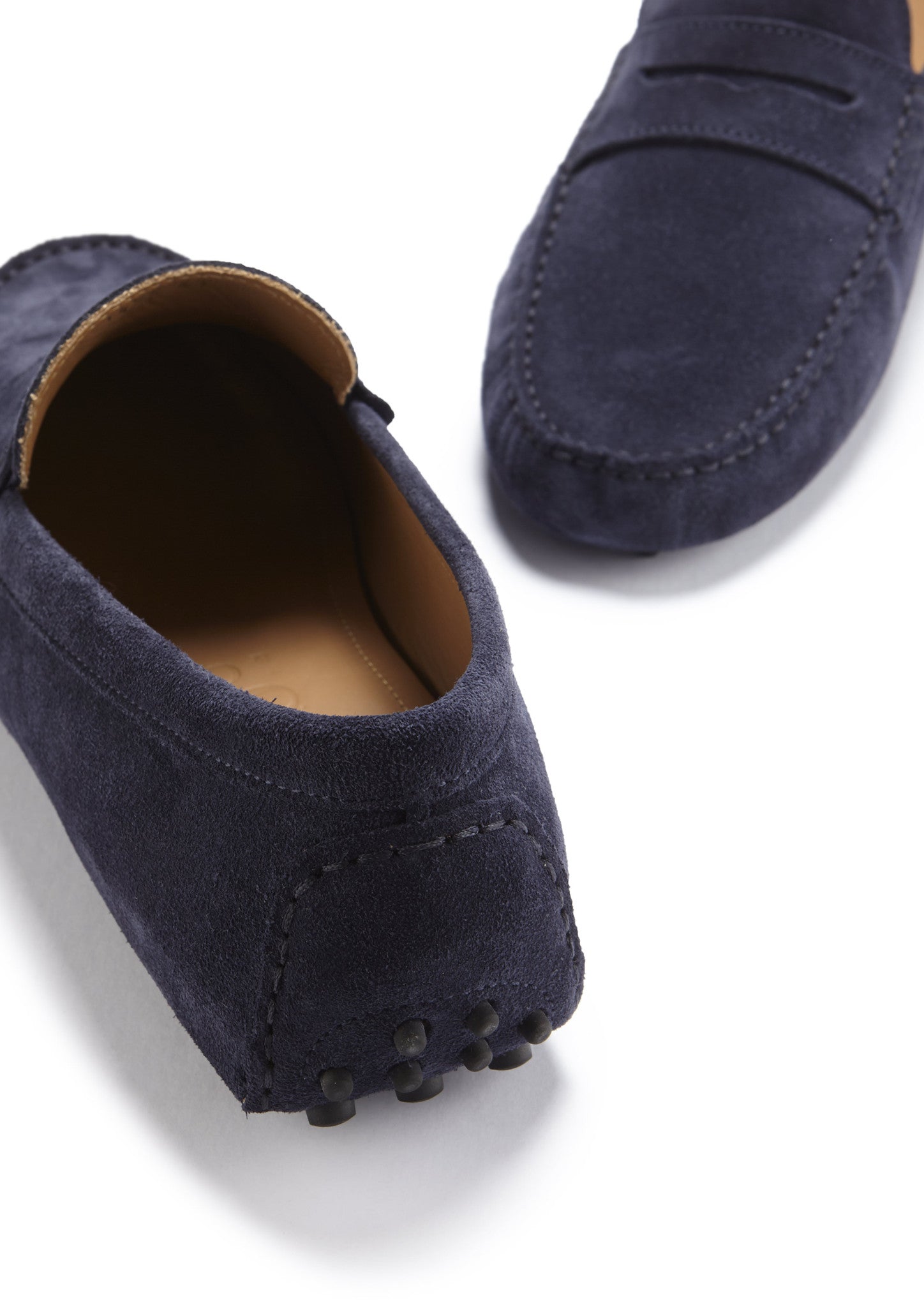 Penny Driving Loafers, navy blue suede-3