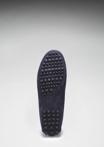Penny Driving Loafers, navy blue suede-4