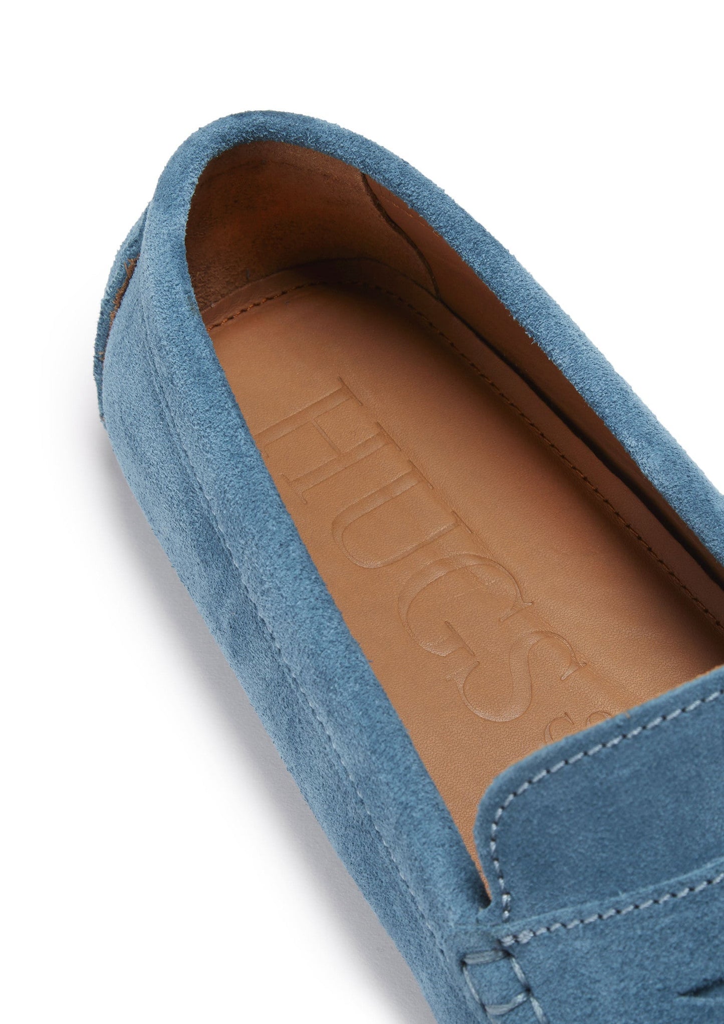 Penny Driving Loafers, petrol blue suede-3