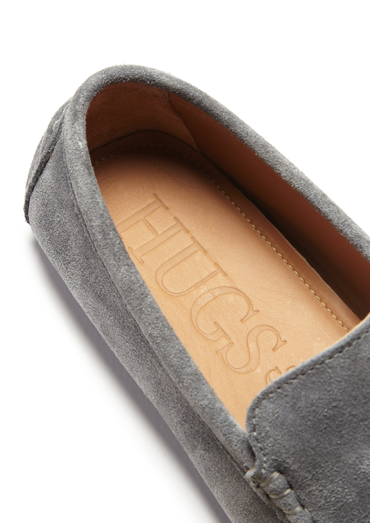 Tasselled Driving Loafers, slate grey suede-3