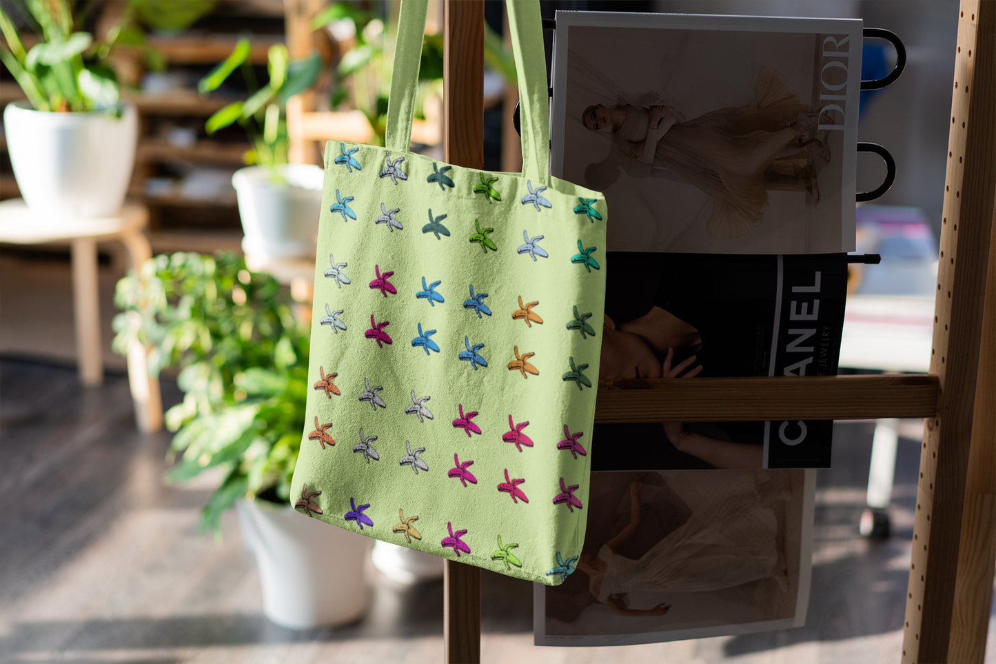 La banane Tote Bag, Beach Canvas tote bag, Eco-friendly bag | by Victory In Wellness-3