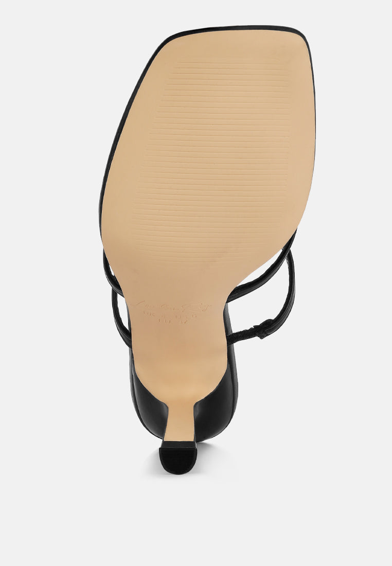 Night Life Pin Heels Casual Sandals-4