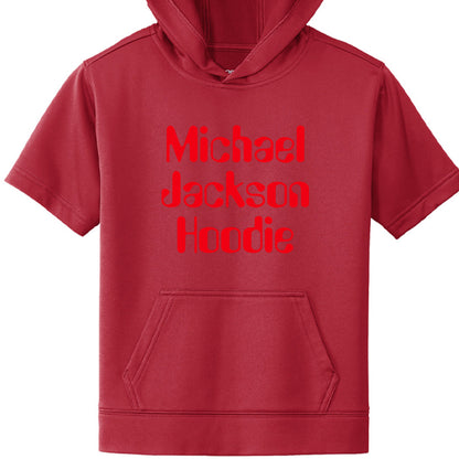Michael Jackson Fleece Short Sleeve Hooded Pullover YST251-4