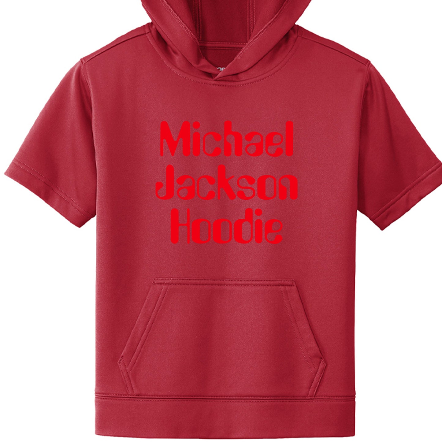 Michael Jackson Fleece Short Sleeve Hooded Pullover YST251