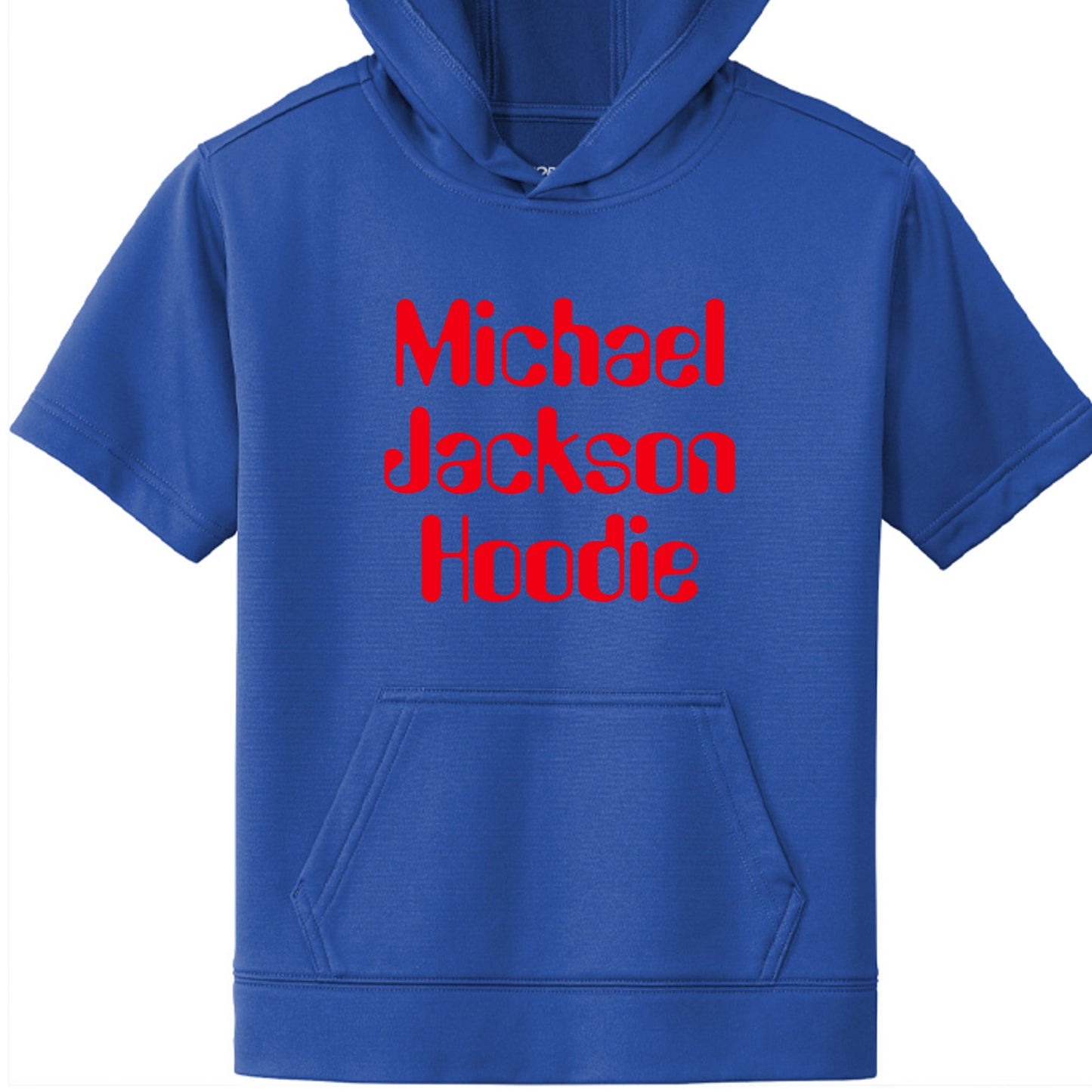 Michael Jackson Fleece Short Sleeve Hooded Pullover YST251-2