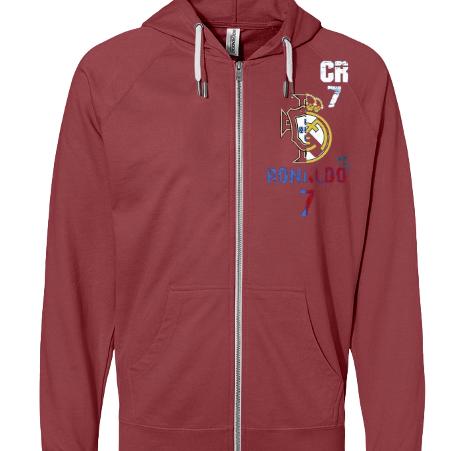 Christiano Ronaldo SS1000Z Icon Unisex Lightweight Terry Zip Hood