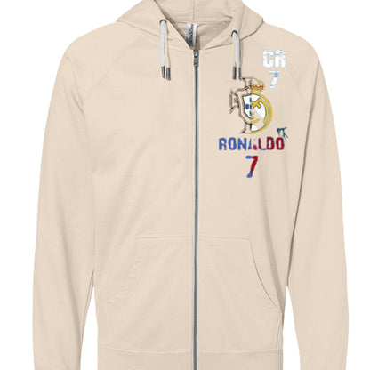Christiano Ronaldo SS1000Z Icon Unisex Lightweight Terry Zip Hood-0