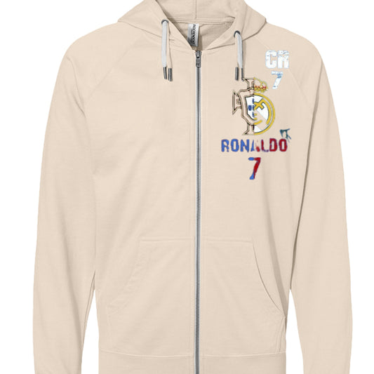 Christiano Ronaldo SS1000Z Icon Unisex Lightweight Terry Zip Hood-0