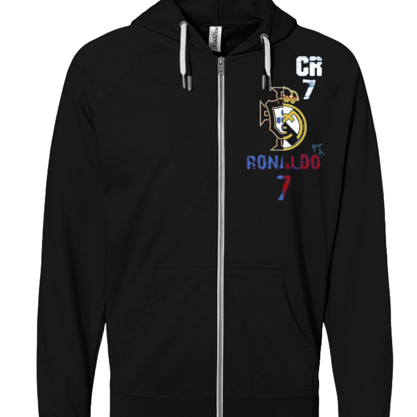 Christiano Ronaldo SS1000Z Icon Unisex Lightweight Terry Zip Hood-5