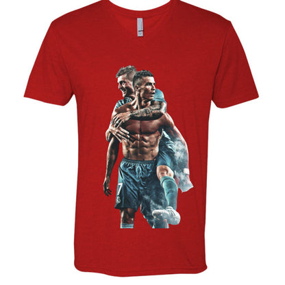 Christiano Ronaldo 6240 Men's CVC V- Neck Shirt