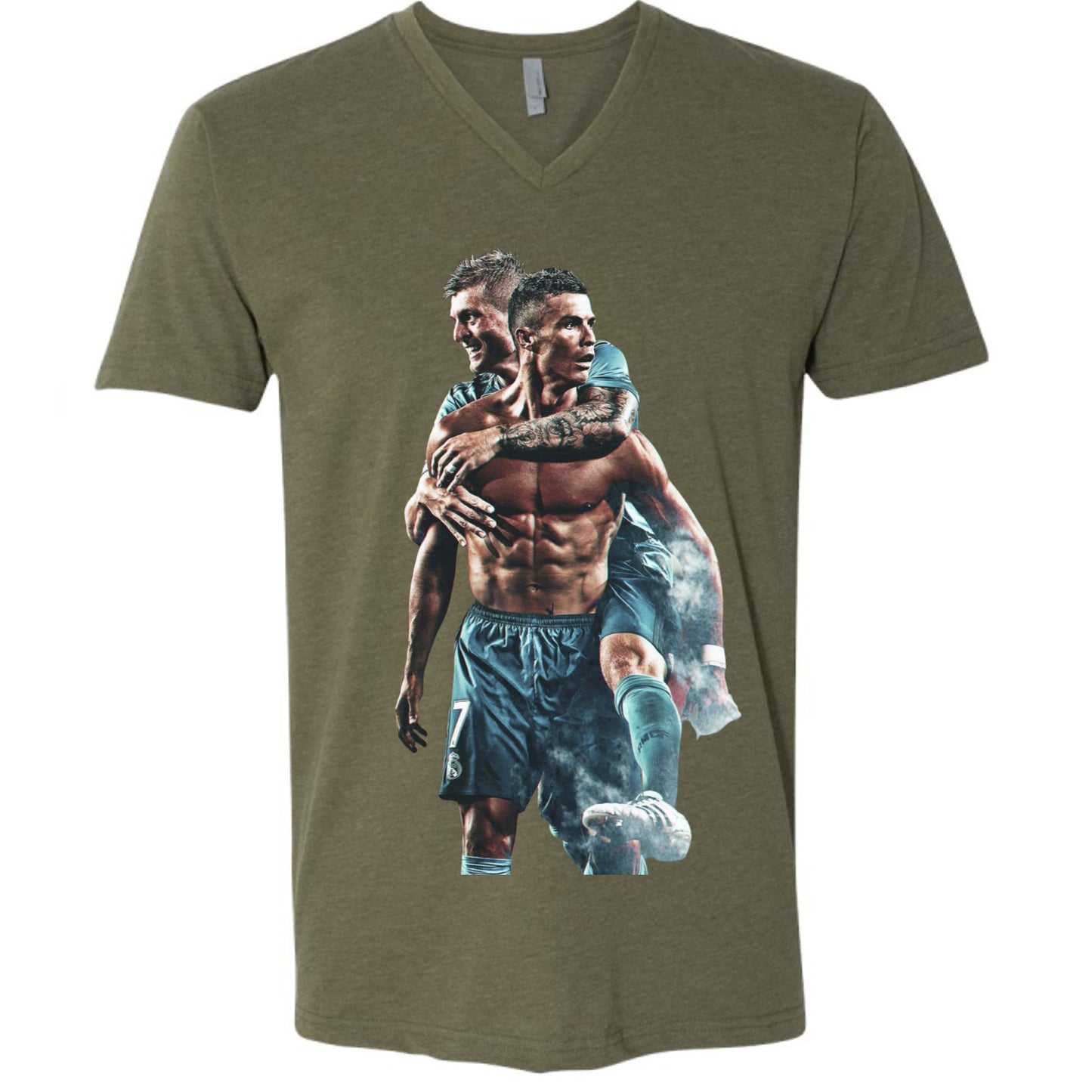 Christiano Ronaldo 6240 Men's CVC V- Neck Shirt