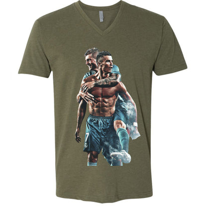 Christiano Ronaldo 6240 Men's CVC V- Neck Shirt