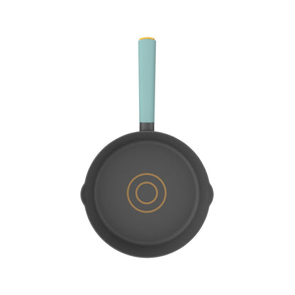 Nordic Starry Stone 24cm Black Non-stick Frying Pan - Elevate Your Culinary Experience-1
