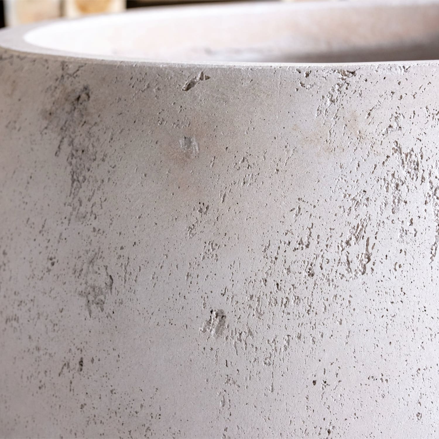 Orbello | Truffle – 70cm Extra Large Concrete Sphere Planter – 207L Round Plant Pot-3