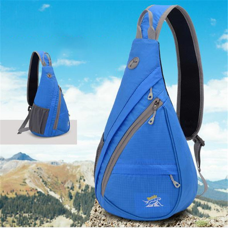 Nylon Sports Bag Men Women Chest Bag Outdoor Climbing Hiking Bag-0