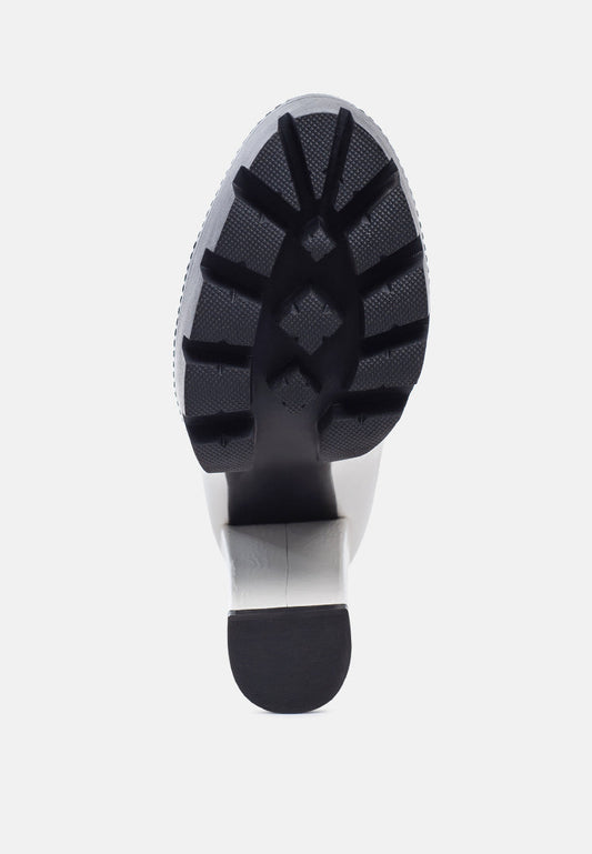 Ouzaki High Block Heeled Boots-1