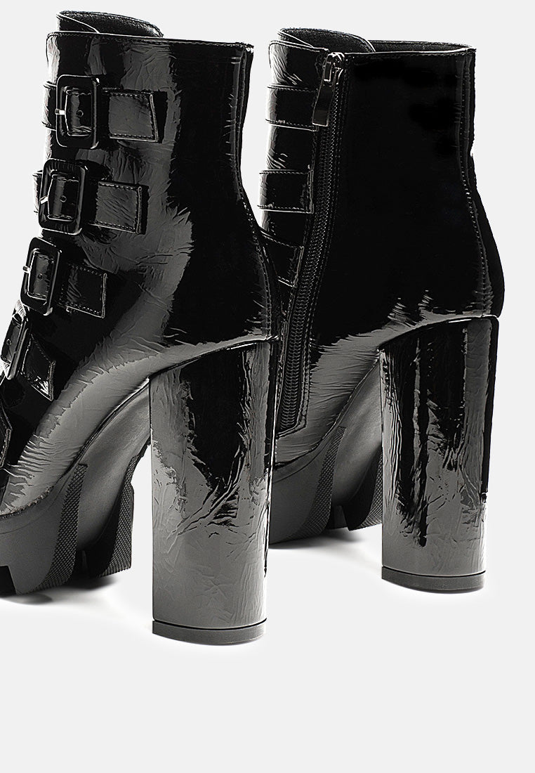Ouzaki High Block Heeled Boots-3