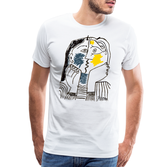 Pablo Picasso the Kiss 1979 artwork t-shirt-1