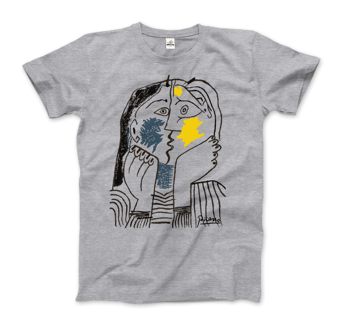 Pablo Picasso the Kiss 1979 artwork t-shirt-4