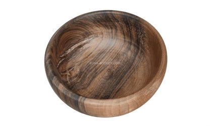 6 Bowls & 12 Ladles of walnut-3