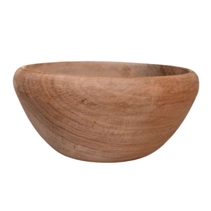 6 Bowls & 12 Ladles of walnut-4