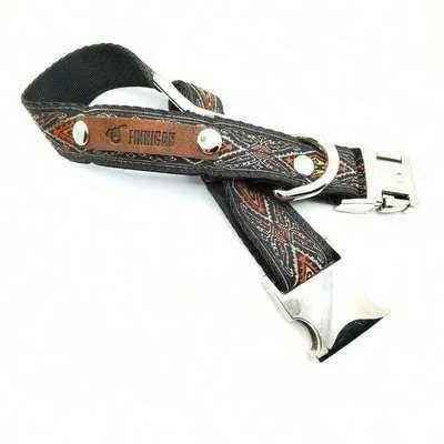Personalised Embossed Cotton Dog Collar-2