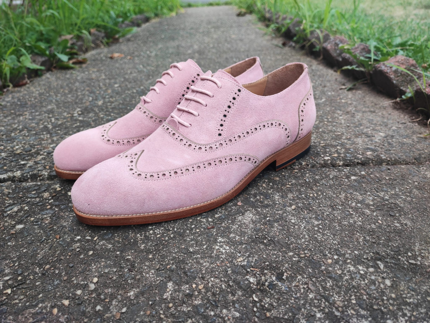 Diplomat - Pink Suede Oxford Shoes-2