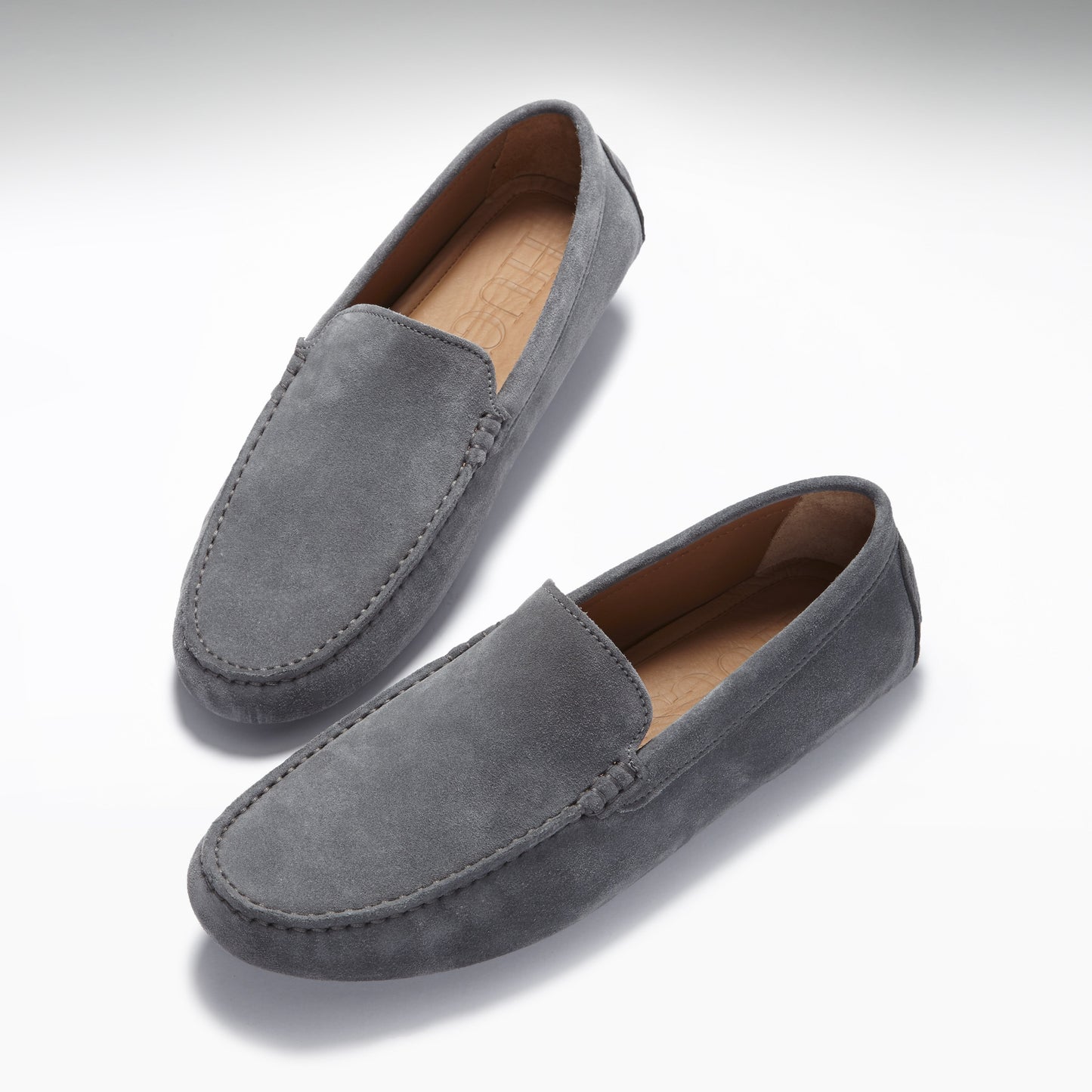 Driving Loafers, slate grey suede-1